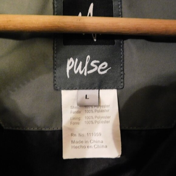 Raincoat Double Breasted Zip and Button up Hooded Pulse Large - Picture 4 of 8